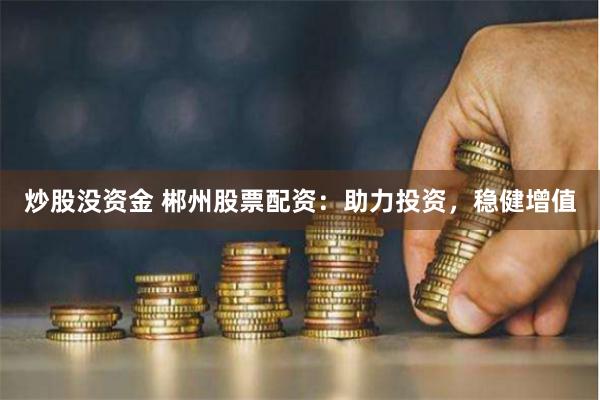炒股没资金 郴州股票配资：助力投资，稳健增值